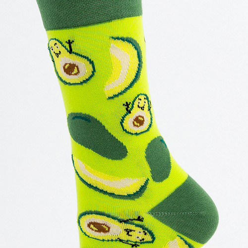 Носки "Настроение авокадо", разм.40-45