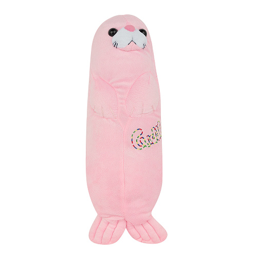 Игрушка-подушка "Тюлень" (розовый)