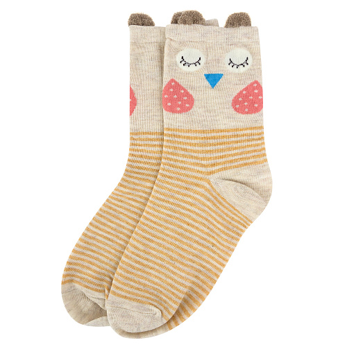 Носки "Сонные" (бежевая полоска)