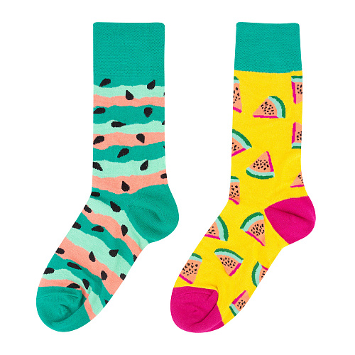 Носки "Арбузики и полоски"