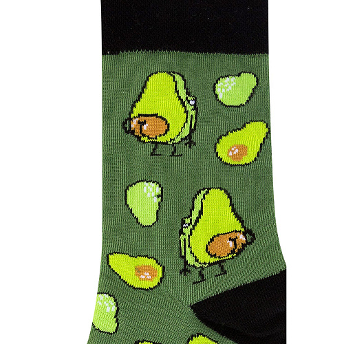 Носки "Равнодушное авокадо", разм.40-45