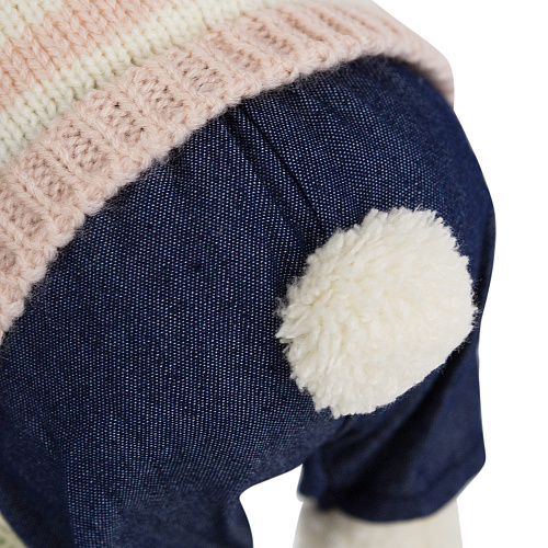 Игрушка-подушка "Зайка в розовом свитере" 45см