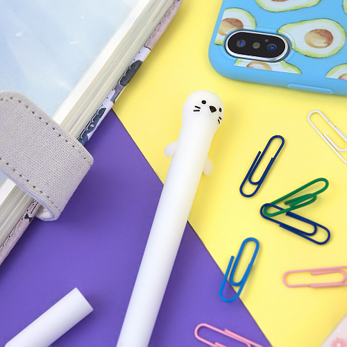 Ручка "Cute seal" (белая)