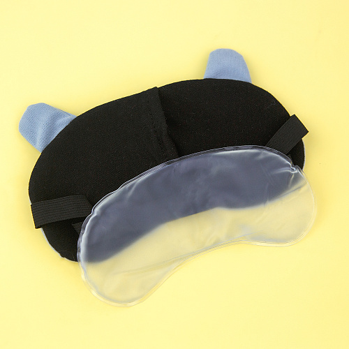 Маска для сна "Мишка” с гелевой вставкой