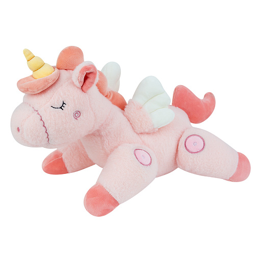 Игрушка-подушка "Пегас лежит" (розовый) 45см