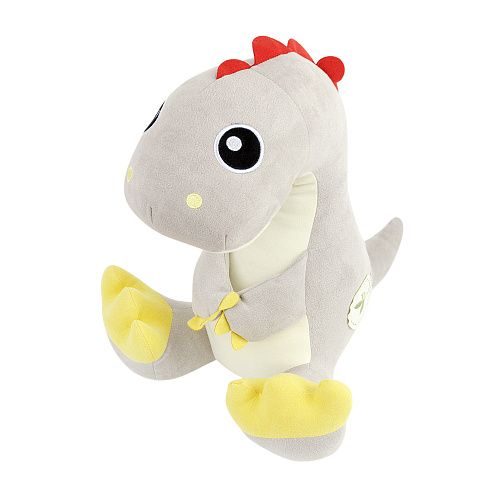 Игрушка-подушка "Динозаврик" (серый) 36см