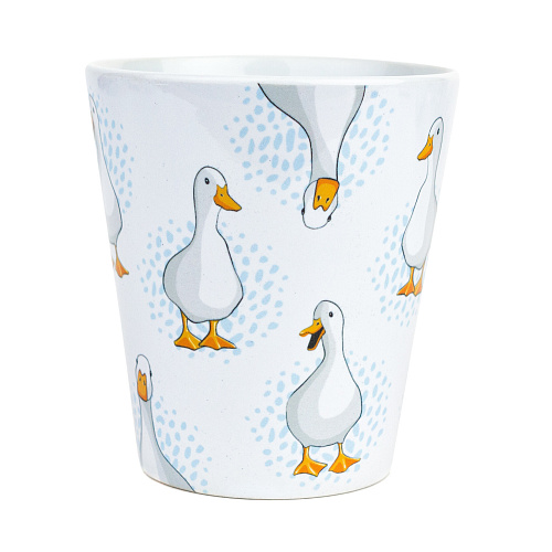 Кружка латте малая "Гуси"