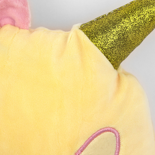 Подушка для путешествий "Единорог" (желтый)