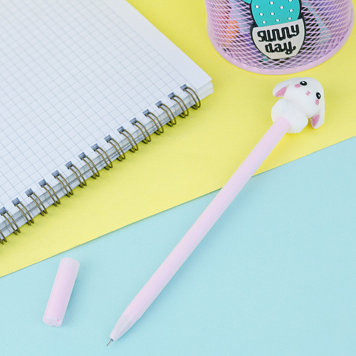 Ручка "Зайка" (розовая)