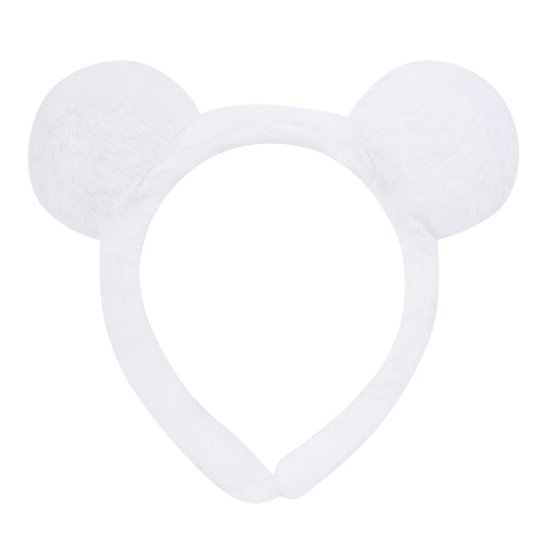 Ободок-повязка "Ушки мишки" (белый)