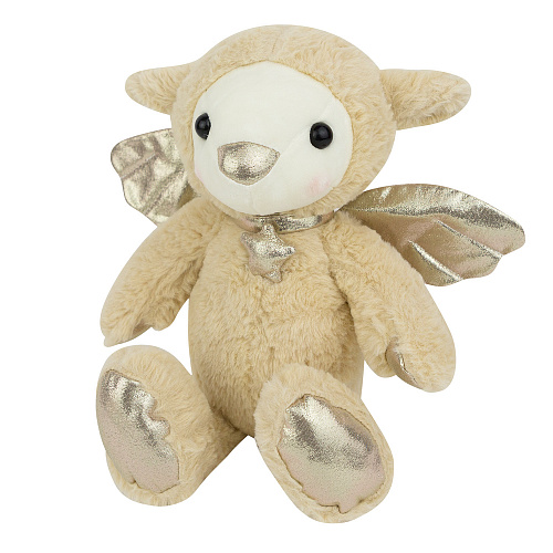 Игрушка-подушка "Овечка с крылышками" (бежевая) 40см