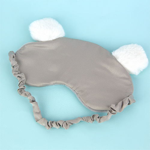 Маска для сна "Мышка" (серая)