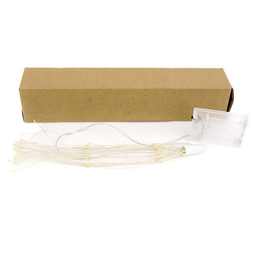 Гирлянда "Одуванчик" (теплый белый), LED, батарейки