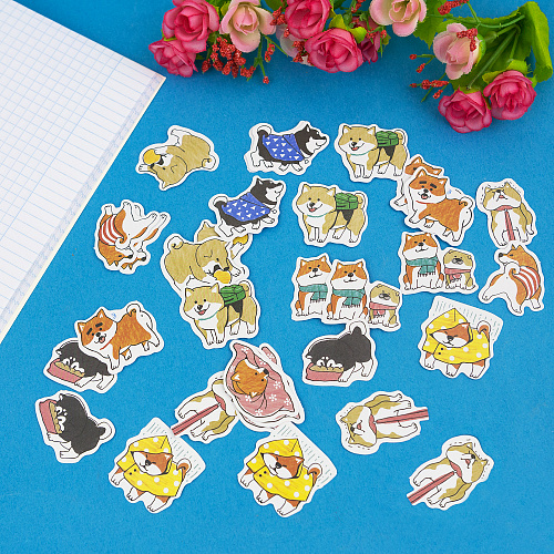 Набор наклеек "Dog" (бежевый)