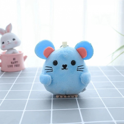 Брелок "Мышонок" (голубой)