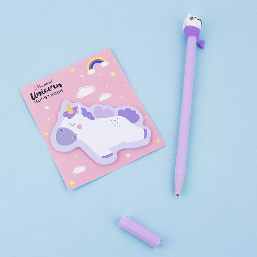 Стикеры для записей "Magical unicorn" (фиолетовый)