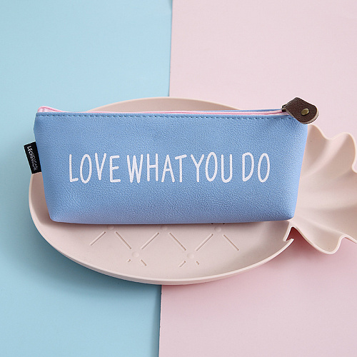 Пенал-косметичка "Love what you do" голубой