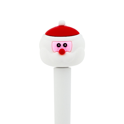 Ручка "Новый год" голова Деда Мороза
