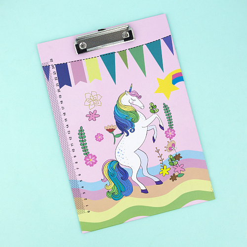 Папка-планшет "Unicorn" (радужный)