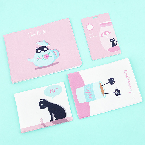 Обложка на зачетную книжку "Tea time"