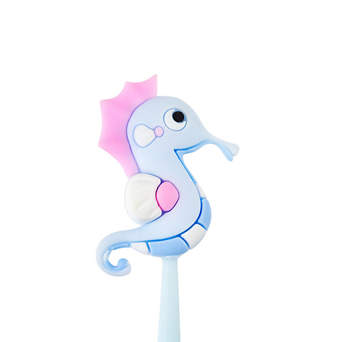 Ручка "Морской конек" голубой с розовым