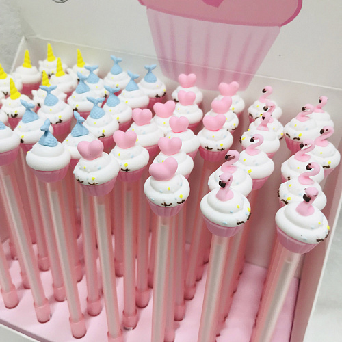 Ручка "Кексики" фламинго