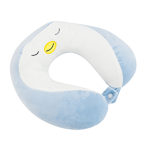 Подушка для путешествий "Пингвин" (голубая)