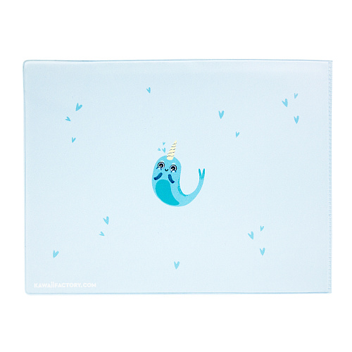 Обложка на зачетную книжку "Life is unicorn-fish"