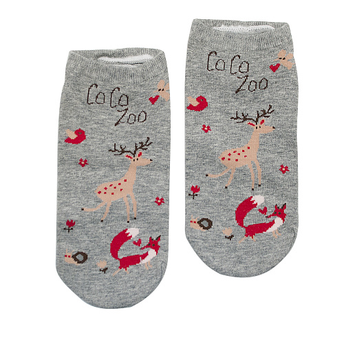 Носки "Олень" (серые)