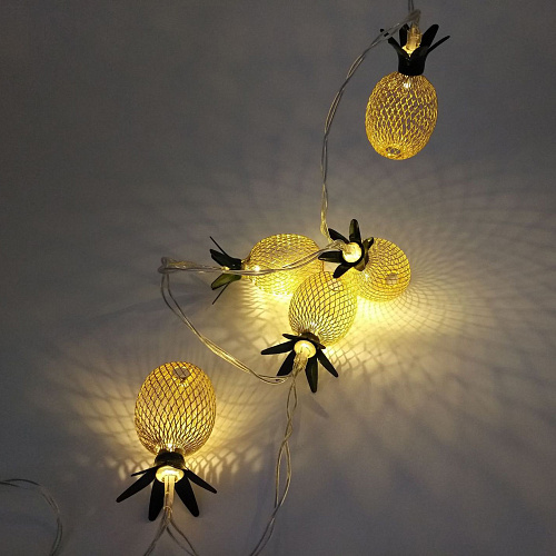 Гирлянда "Ананасы" LED, USB