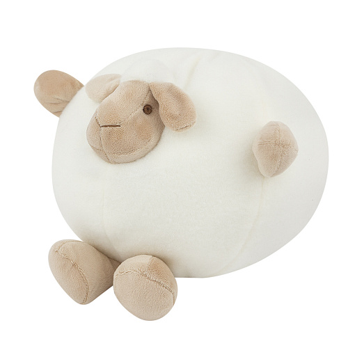 Игрушка-подушка "Бараш-кругляш" белый 25 см