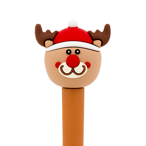 Ручка "Новый год" голова оленя