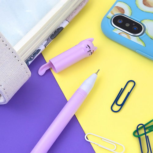 Ручка "Happy cat" (фиолетовая)