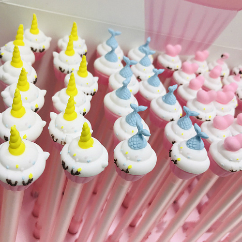 Ручка "Кексики" фламинго