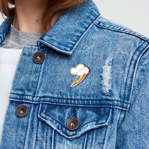 Значок "Радужная тучка"