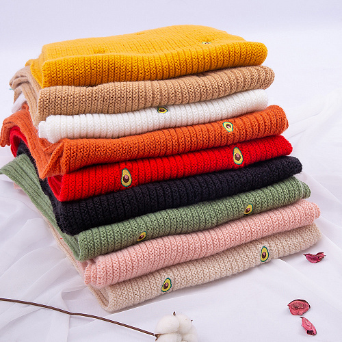 Шарф "Авокадо", розовый