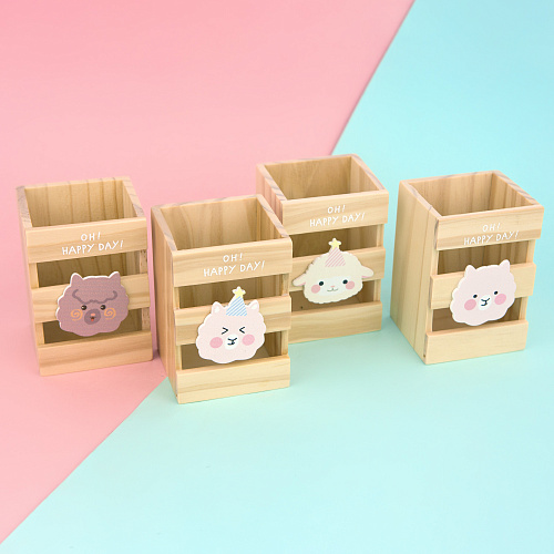 Подставка для ручек "Alpaca" (розовая)