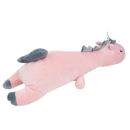 Игрушка-подушка "Long unicorn" (розовый) 70см