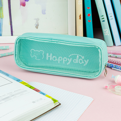 Пенал "Happy day" бирюза