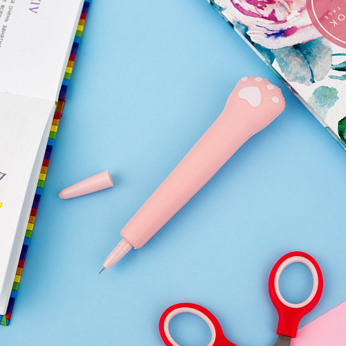 Ручка "Лапа" (розовая)