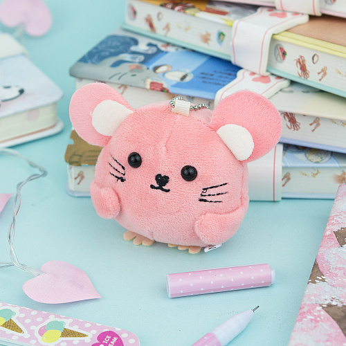 Брелок "Мышонок" (розовый)