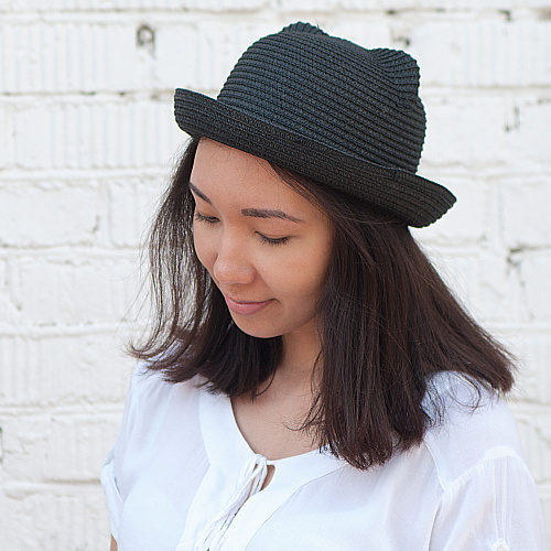 Шляпа "Cat ears" (черная)