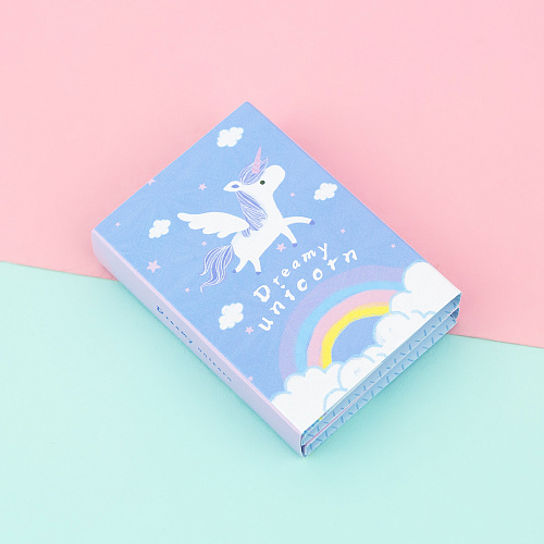 Набор стикеров "Dreamy unicorn" (голубой)