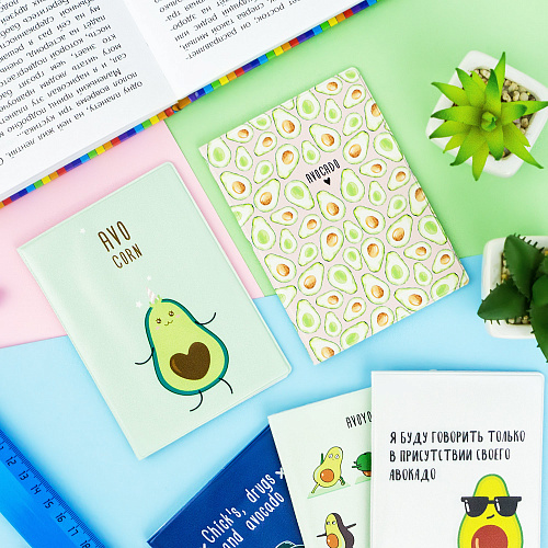 Обложка для паспорта "Avocorn"