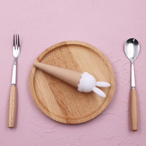 Ручка "Bunnie sugar cone" (белая)