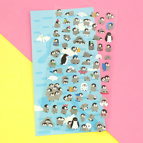 Наклейки "Пингвины"