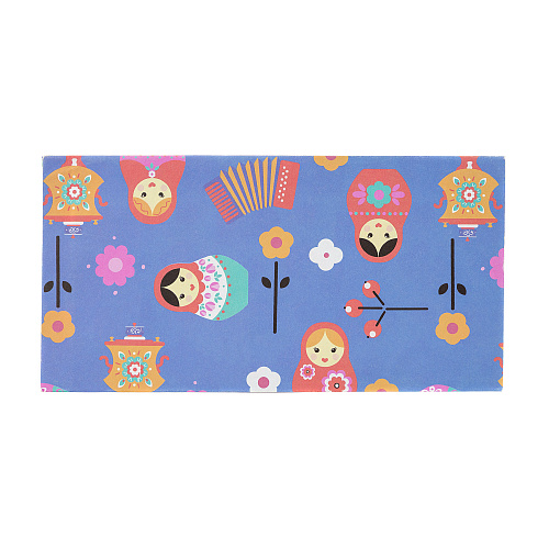  Подарочный конверт 21,5 х 11 см (в ассортименте)