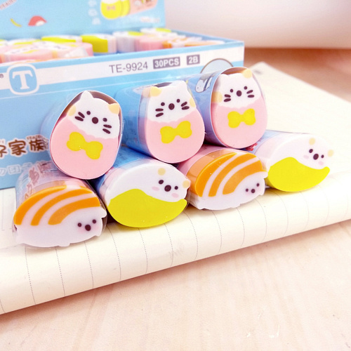 Ластик "Kawaii sushi" (оранжевый)