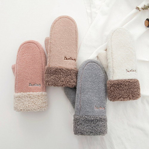 Варежки утепленные "Darling", серые