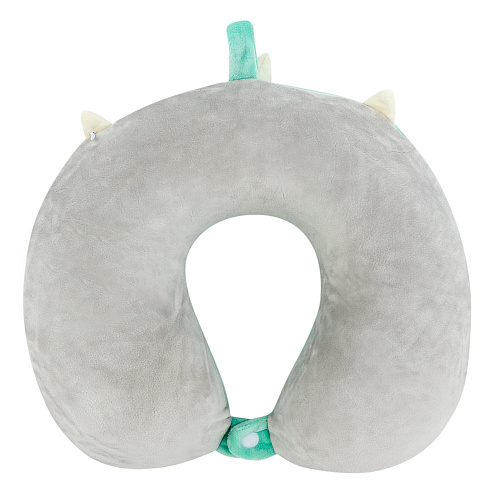 Подушка для путешествий "Единорог спит", Memory Foam  (мята)